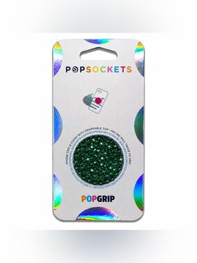 Emerald Green Luxe Crystals PopSocket Phone Holder Grip New